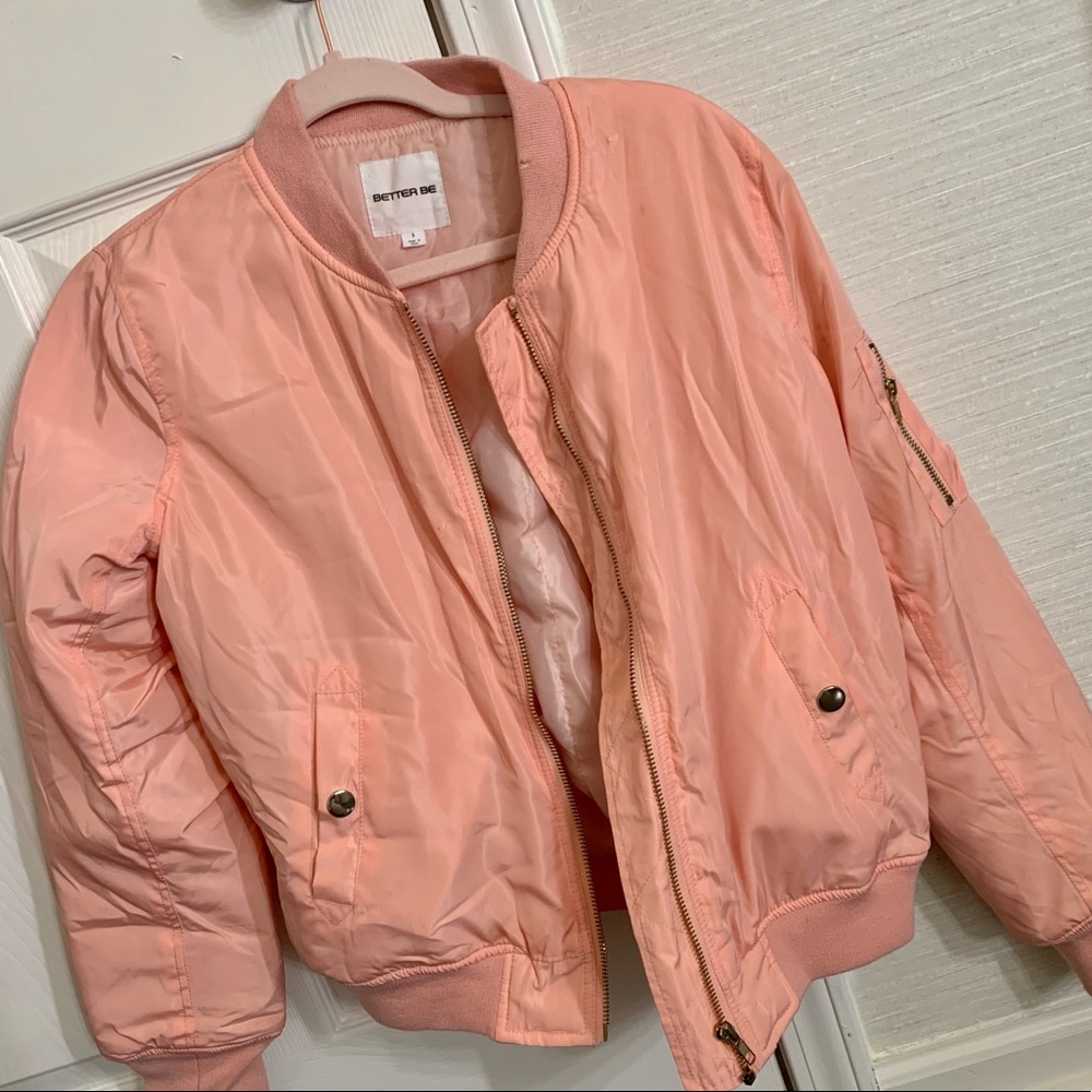 Pink Bomber Jacket